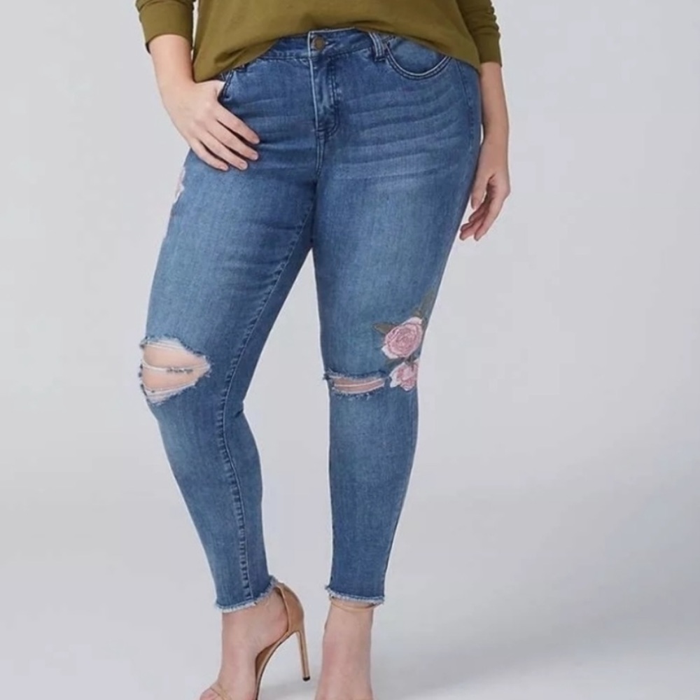 Lane Bryant super stretch ankle pant: 18